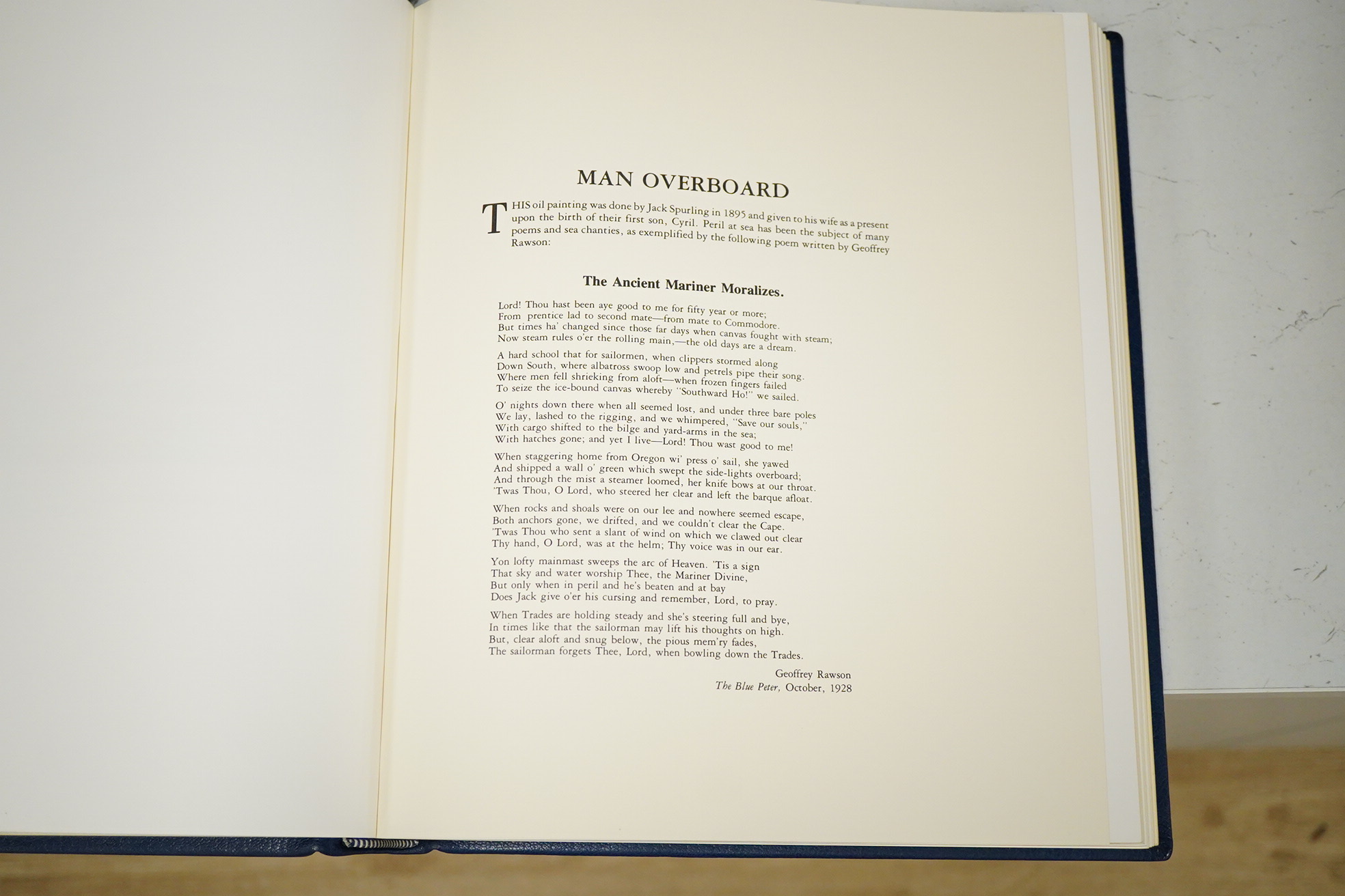 Moore, Warren (editor) - Sail and Steam ... Paintings by Jack Spurling. With an introduction by Frank G.G. Carr. Limited Edition (of 100 numbered copies, signed by editor on title). title and text illus., numerous colour